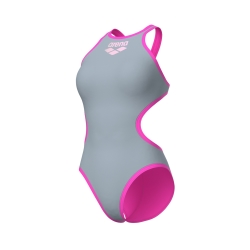 Arena W One Biglogo One Piece sea foam-fluo pink