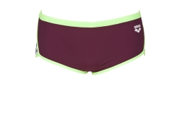 Arena M Team Stripe Low waist short red-white-shiny-green