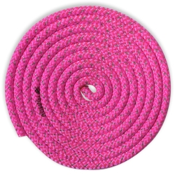 Pastorelli touw fluo pink silver lame treads