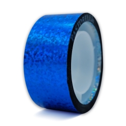 Glittertape DIAMOND 11m BLAUW