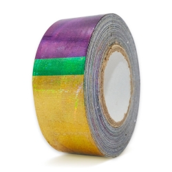 Glittertape 11m multicolor
