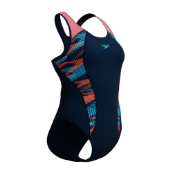 Speedo Eco+ Plastisol Laneback navy-orange