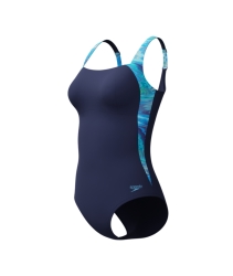 Speedo Print Luna Lustre 1P navy-blue