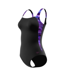 Speedo Luna Lustre Printed 1P black-purple