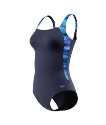 Speedo Luna Lustre Printed 1P navy-blue