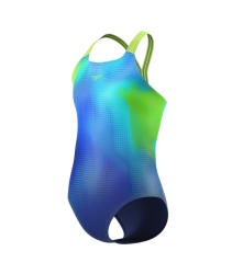 Speedo Print Powerback 1P blue-green