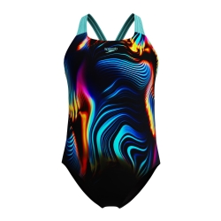 Speedo Eco+ Dig Placem Powerback black-blue