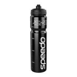 Speedo 1L Water Bottle black-white
