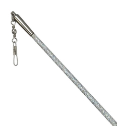 Lintstokje glitter zilver