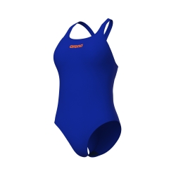 Arena W Team Swimsuit Swim Pro Solid neon blue-team orange