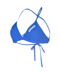 Arena Womens Team Swim Top Tie back solid royal-white
