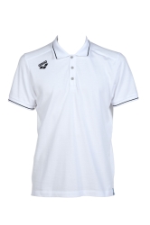 Arena Team Poloshirt Solid Cotton white