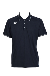 Arena Team Poloshirt Solid Cotton navy