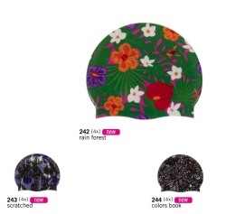 Arena Silicone HD cap rain forest-scratched-colors book