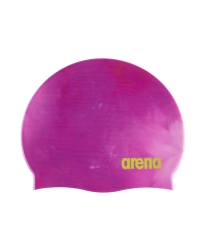 Arena Silicone HD Cap Tie Dye shocking pink-multi