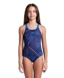 Arena G Galactic swimsuit swim pro back navy-blue