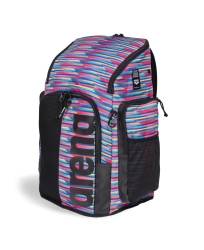 Arena Spiky III Backpack 45 Allover racing stripes