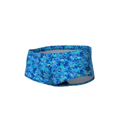 Arena M Pooltiles Swim Low Waist Short blue- multi