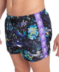 Arena M Naito Fun Planet X-short black-multi