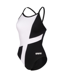 Arena W Diamond Swimsuit Lightdrop Back black-white