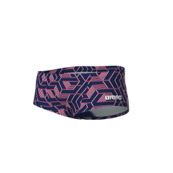 Arena M Escape Swim Low Waist Short team red-white-blue