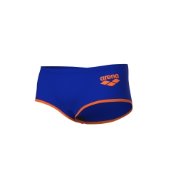 Arena M One Low Waist Short Big Logo neon blue-fluo orange