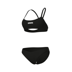 Arena W Bikini Bandeau Solid black-white
