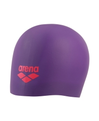 Arena Long Hair Cap plum-bright-coral