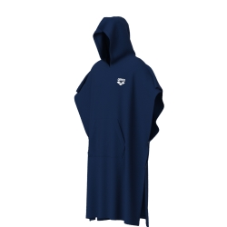 Arena Hooded Poncho navy-white