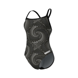 Arena W Fireflow Swimsuit Challenge Back black-team black