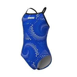 Arena G Fireflow Swimsuit Lightdrop Back black-team royal