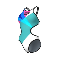 Arena W One Placement Swimsuit Tech Back multi-black