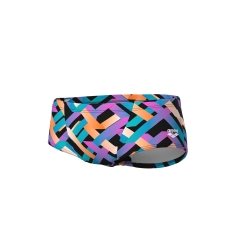 Arena M Texture Swim Low Waist Short navy-multi