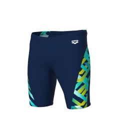 Arena M Texture Swim Jammer navy-navy multi