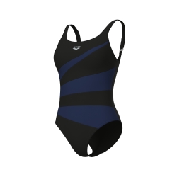 Arena W Isabella Swimsuit Wing Back C black-navy