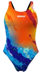 Arena W Swim Tech High Team NED orange-blue