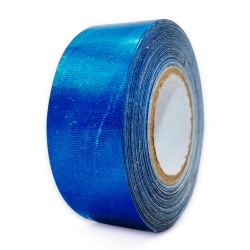 Glittertape GALAXY 11m blauw
