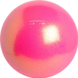Pastorelli Kinderbal Glitter HV 16cm Roze