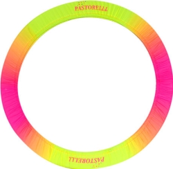 Pastorelli hoepelhoes fuchsia-geel