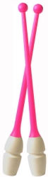 Knotsen 40.5cm rubber koppelbaar pink-white