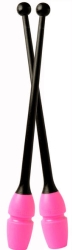 Knotsen 45.2cm rubber koppelbaar roze-zwart