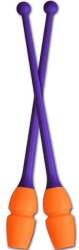 Knotsen 40.5cm rubber koppelbaar violet-orange