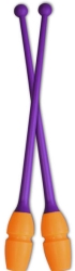 Knotsen 45.2cm rubber koppelbaar paars-oranje