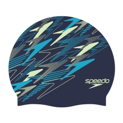 Speedo Printed Sil Cap navy-blue