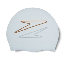 Speedo Printed Silicone Cap white-gold-silver