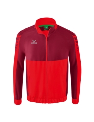 Erima Six Wings Presentatiejack rood/bordeaux