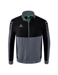 Erima Six Wings Presentatiejack slate grey/zwart