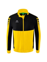 Erima Six Wings Presentatiejack geel/zwart