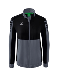 Erima W Six Wings Presentatiejack slate grey/zwart