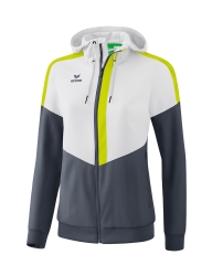 Erima Squad Tracktop Giacca Con Cappuccio Donna - Leggera In Poliestere Con Tasche